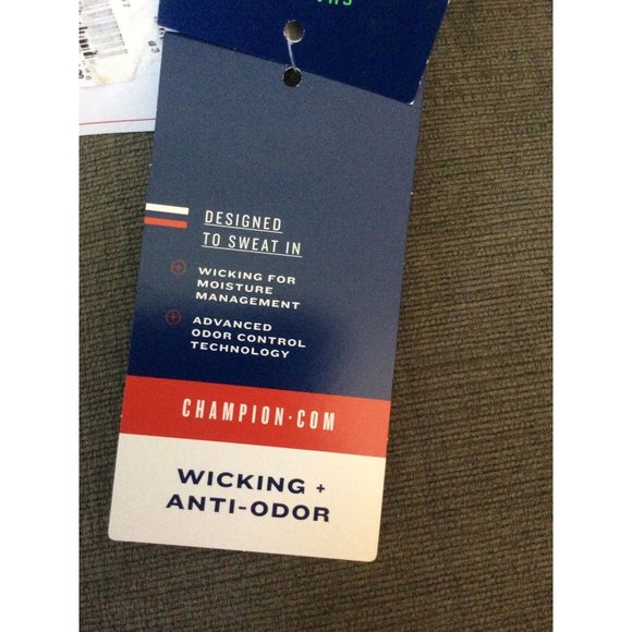 NWT, Champion, Size L, Men’s Black Active Tee, Wicking, Anti-Odor - Picture 5 of 5